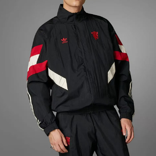 Adidas 阿迪达斯男子梭织立领舒适百搭运动休闲夹克外套IS6525