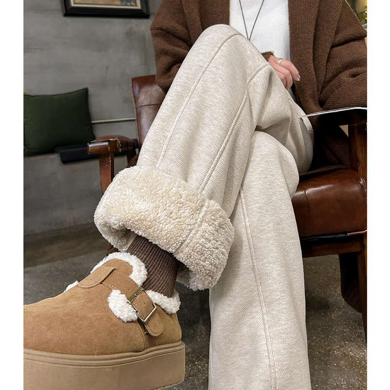 穿它去东北！行走的小太阳阔腿裤