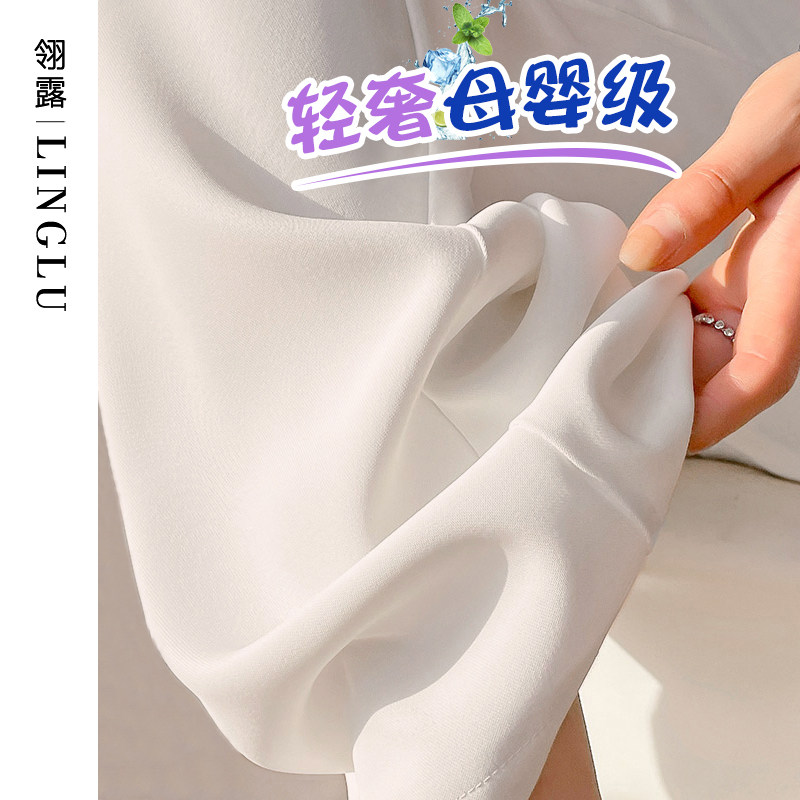 高级孕妇裤夏季外穿西装裤薄款工装裤阔腿托腹西裤孕期直筒裤夏款