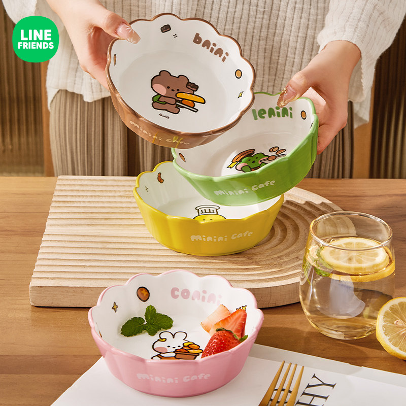 空气炸锅专用陶瓷烤碗家用烤箱烤盘可爱水果燕麦沙拉碗烘焙餐具,餐饮具,碗,淘宝优惠券,粉丝福利购,淘宝优惠卷