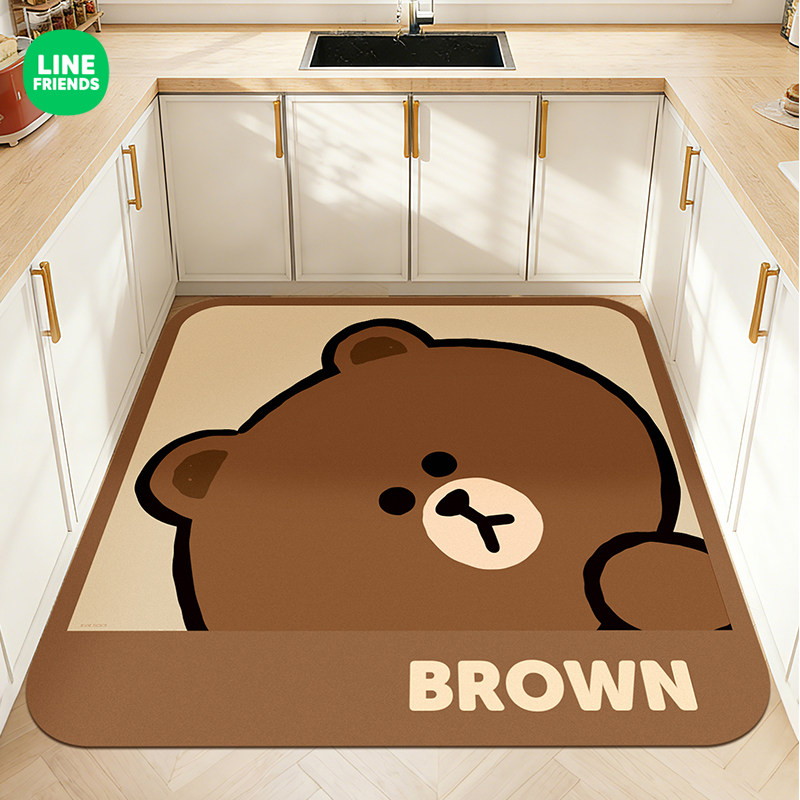 厨房地垫防滑防油可擦免洗地毯垫洗碗池吸水垫速干脚垫转角专用,居家布艺,厨房地垫,淘宝优惠券,粉丝福利购,淘宝优惠卷