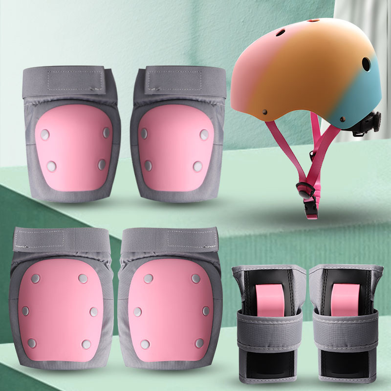 专业滑板护具溜冰鞋轮滑男女成人儿童头盔全套平衡自行车护膝套装