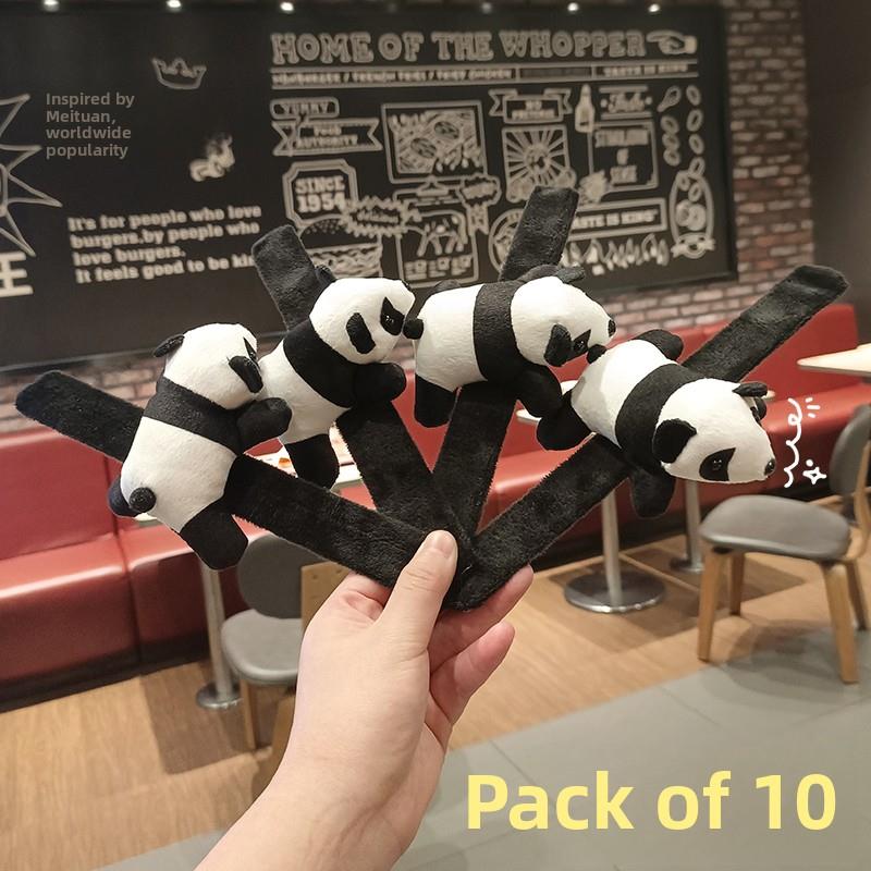 动物手环啪啪圈立体小熊玩偶手环公仔毛绒玩具女孩娃娃儿童手腕