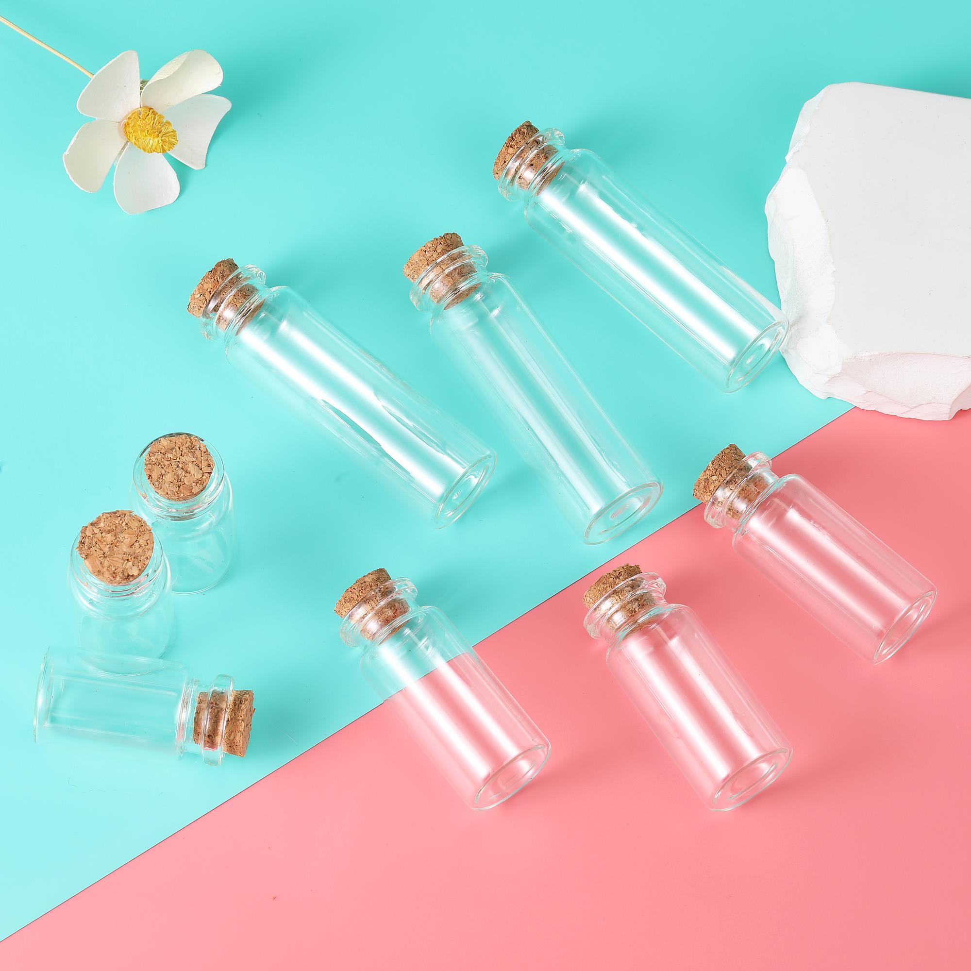 玻璃瓶带木塞迷你漂流瓶小号空瓶许愿瓶沙瓶装牙齿胎毛脐带瓶包邮