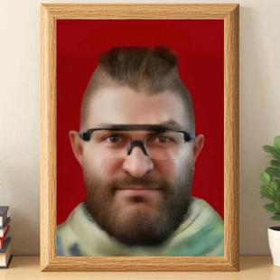 三角洲行动乌鲁鲁堵桥全家福游戏周边摆件装饰画相框送朋友礼物