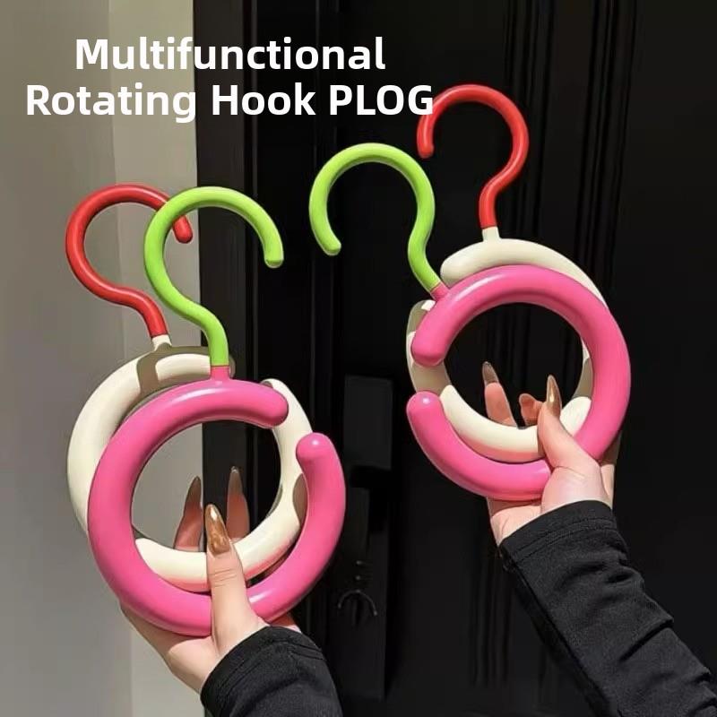 采购产品帽子和围巾存储架家庭鸭舌棒球帽可旋转钩环丝绸围巾领带