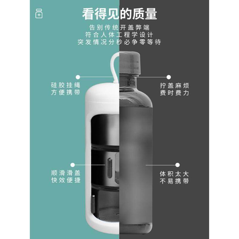 日本便携式小药盒7天一周大容量随身旅行3格分装密封药瓶迷你早晚,收纳整理,药盒,淘宝优惠券,粉丝福利购,淘宝优惠卷