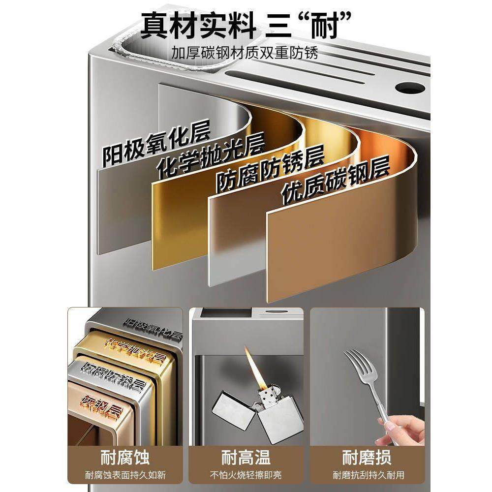 厨房刀架置物架台面菜板架锅盖放置架菜刀筷笼一体砧板刀具收纳架,厨房/烹饪用具,刀架,淘宝优惠券,粉丝福利购,淘宝优惠卷