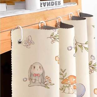 |上下床遮挡帘下铺专用大学宿舍床帘挂布隐私单人床围帘强遮光帘