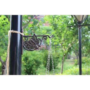 灯笼支架挂钩铁艺挂灯笼的架子别墅大门专用壁挂户外墙上三角挂架