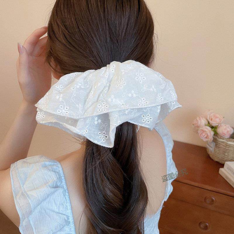 韩系布艺花朵大肠发圈高级感甜美大号扎马尾发绳小众时尚百搭发饰,节庆用品/礼品,挂饰/生肖挂饰,淘宝优惠券,粉丝福利购,淘宝优惠卷