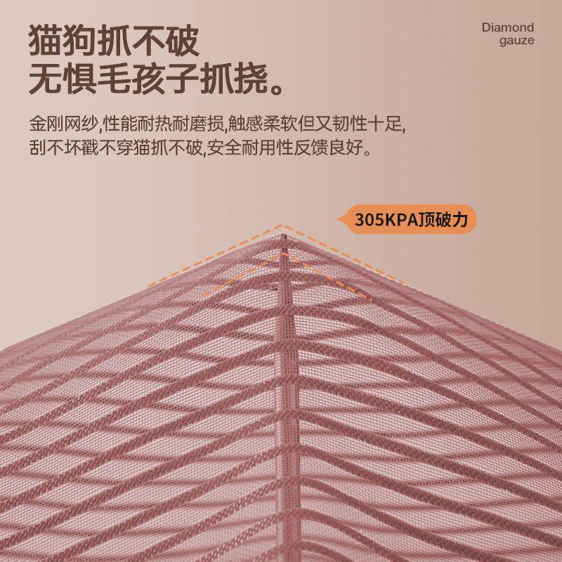 2024夏季新款防蚊门帘高档金刚网磁性魔术贴纱帘珠子蝇自粘窗网沙
