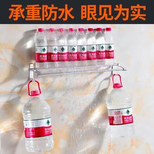 毛巾架浴巾架化妆室免打孔挂钩浴室挂架厕所毛巾杆衣帽壁挂置物架