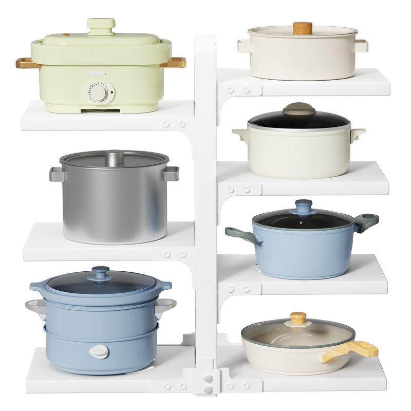 厨房置物架锅具收纳层架家用多层锅架子多功能下水槽整体橱柜分层,厨房/烹饪用具,厨房置物架/置物柜/角架,淘宝优惠券,粉丝福利购,淘宝优惠卷