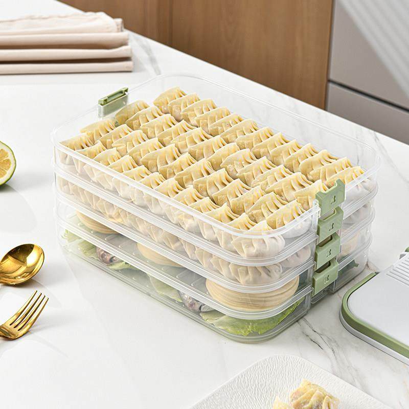 馄饨盒保鲜冷冻冷冻专用水饺盒家用食品级厨房冰箱收纳盒整理神器,收纳整理,食物收纳盒,淘宝优惠券,粉丝福利购,淘宝优惠卷