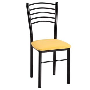 餐厅椅 简约铁艺靠背椅子家用餐椅简易单人办公椅休闲时尚