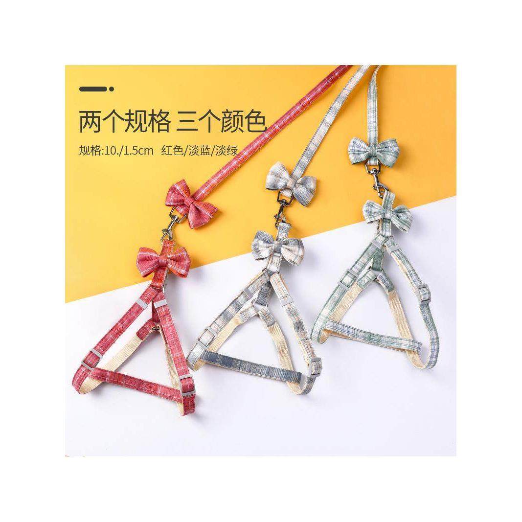 宠物胸背带大格子蝴蝶结狗炼子中小型狗绳蝴蝶结狗炼子宠物牵引绳,宠物/宠物食品及用品,猫宠物服装/雨衣（新）,淘宝优惠券,粉丝福利购,淘宝优惠卷