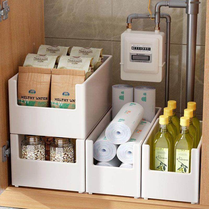 桌面收纳筐整体橱柜置物架杂物储物盒子面膜整理盒厨房家用直角收,厨房/烹饪用具,碗架,淘宝优惠券,粉丝福利购,淘宝优惠卷