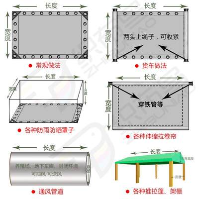 防雨遮阳货车加厚盖布织