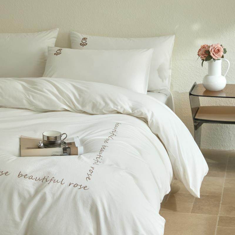 酒店床上用品四件套民宿风白色床单被子枕头一整套床笠宾馆八件套,床上用品,酒店床品套件,淘宝优惠券,粉丝福利购,淘宝优惠卷