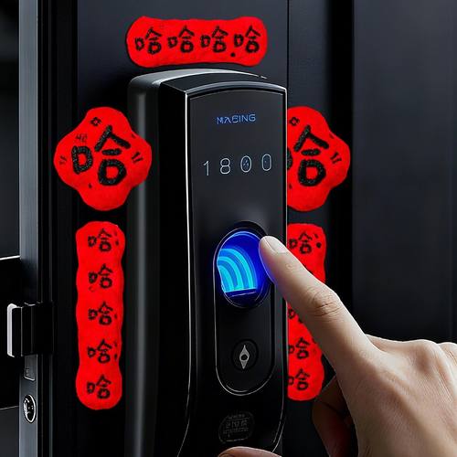 新年磁吸小对联春联2026马年毛绒福字冰箱贴春节过年氛围布置装饰