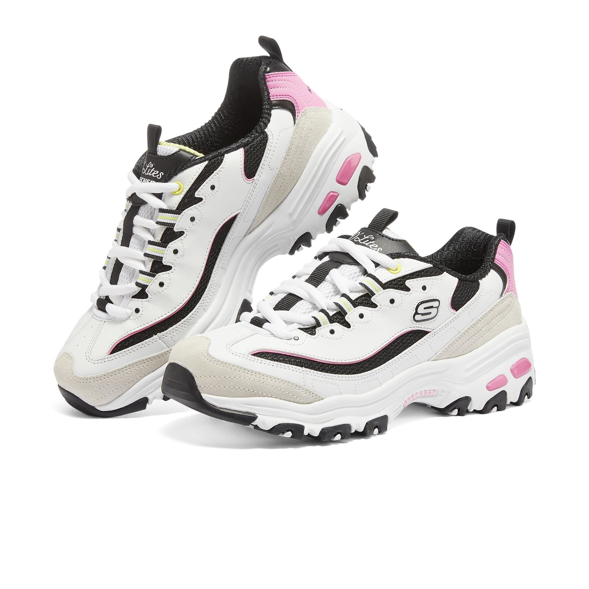 斯凯奇女士复古老爹熊猫鞋