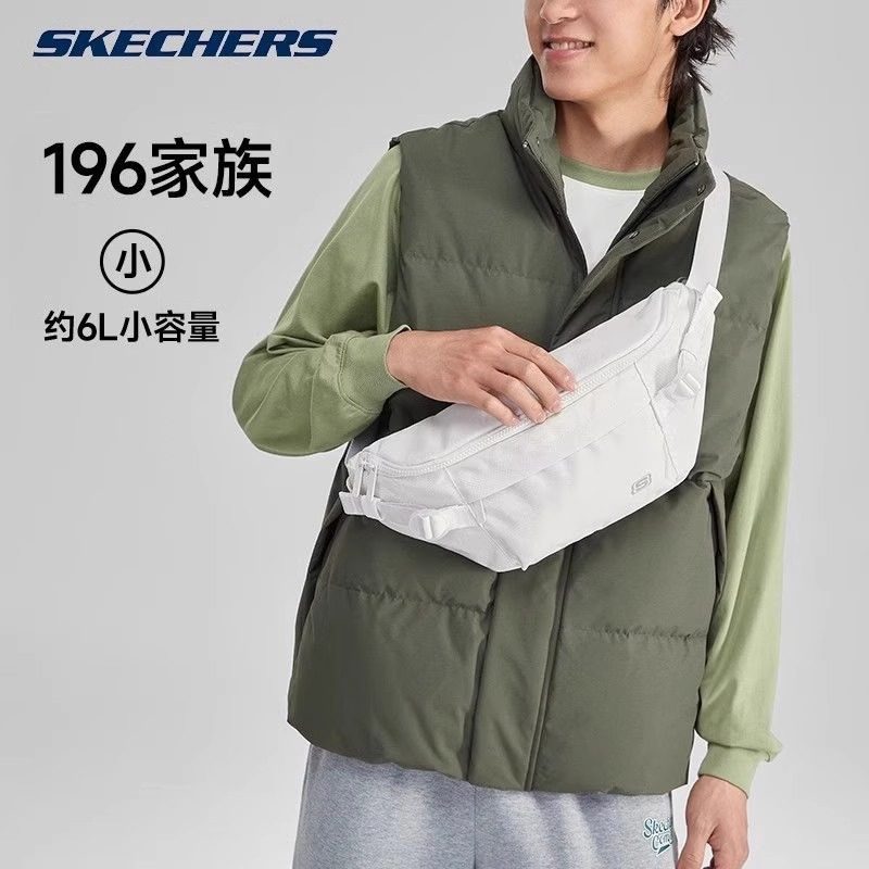 Skechers斯凯奇跑步运动腰包手机包百搭通勤上学大容量包L323U052,运动包/户外包/配件,腰包,淘宝优惠券,粉丝福利购,淘宝优惠卷
