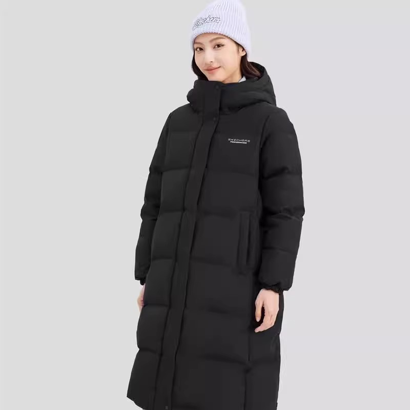 Skechers运动休闲连帽女羽绒服