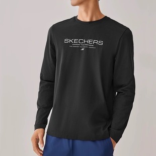 T恤衫 针织长袖 吸湿速干套头上衣P225M099 男士 Skechers斯凯奇新款