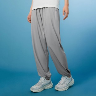 L224W075 速干抗紫外线运动裤 Skechers斯凯奇黑色束脚裤 女2025夏季