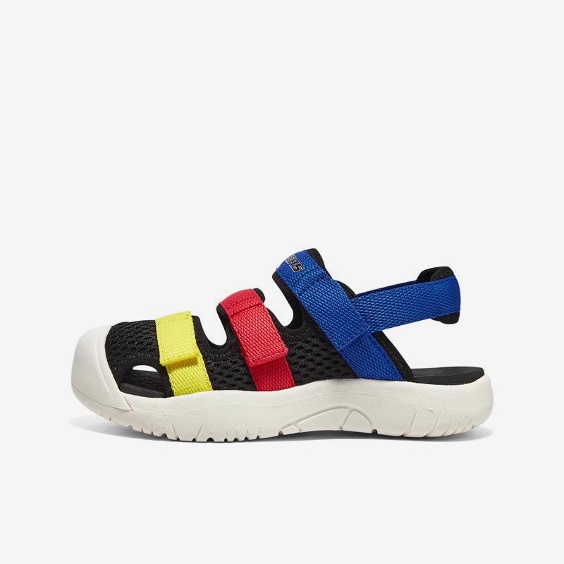 斯凯奇男童鞋透气舒适魔术贴凉鞋