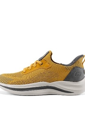 Skechers斯凯奇夏季新款透气休闲运动鞋男一脚蹬闪穿鞋网面211086