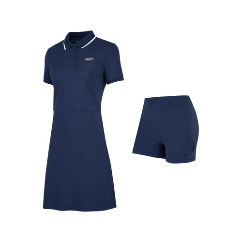 斯凯奇女款夏季运动连衣裙套装