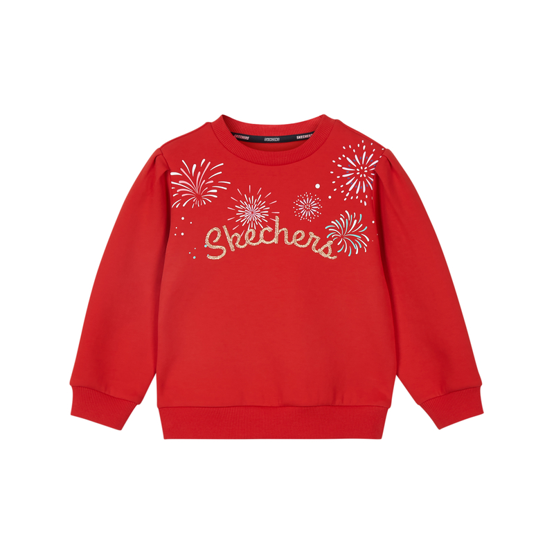 Skechers春秋女童拜年服卫衣