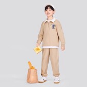 套装 Skechers斯凯奇春夏新款 男女童休闲卫衣两件套长袖 L324K019