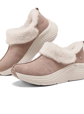 Skechers斯凯奇2025冬季款女士舒适透气百搭一脚蹬浅口单鞋175392