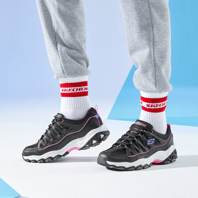 Skechers女系带老爹鞋