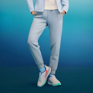 Skechers斯凯奇春女长裤 轻质柔软细腻 运动风百搭休闲裤 针织束脚裤