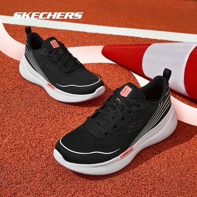 斯凯奇女子春季透气缓震跑步鞋