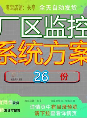 厂区监控系统方案视频某市城市高清数字设计模板大华智能解决参