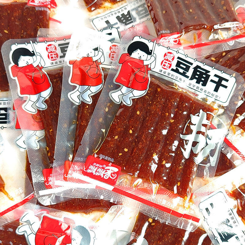 吴婷婷飘飘香口味素蹄筋500g麻辣条素牛筋鸡筋儿时怀旧豆角干零食