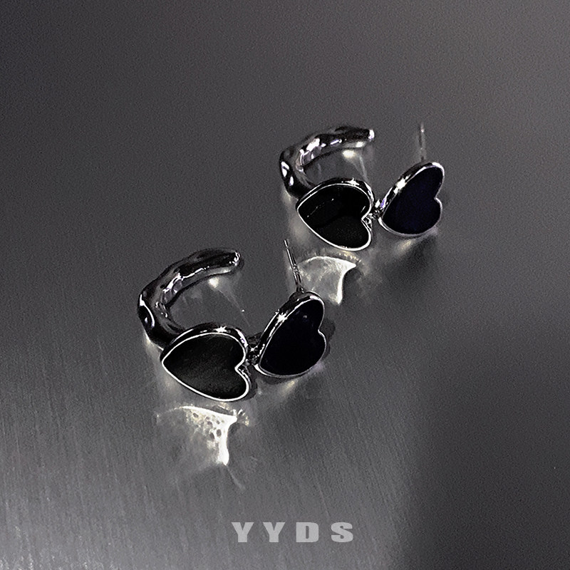 暗黑风男女小众设计感耳环