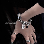 潮男 手饰女夏2022年新款 yyds 复古人像磁吸手链ins小众设计个性