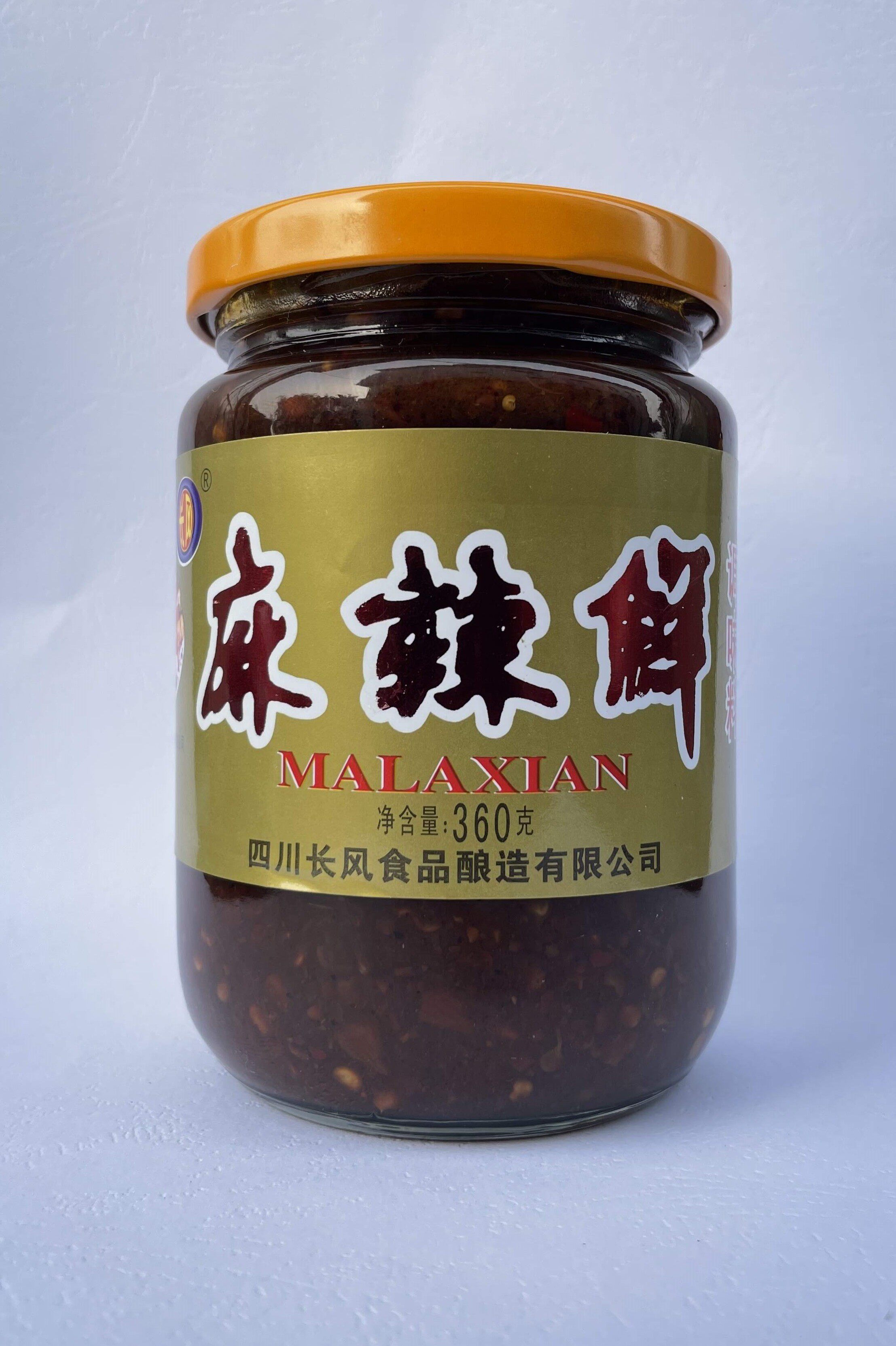 长风麻辣鲜麻辣酱360g*2瓶装包装