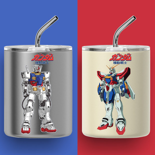 机动咖啡保温杯战士高达水杯子学生个性日系动漫童趣小304不锈钢