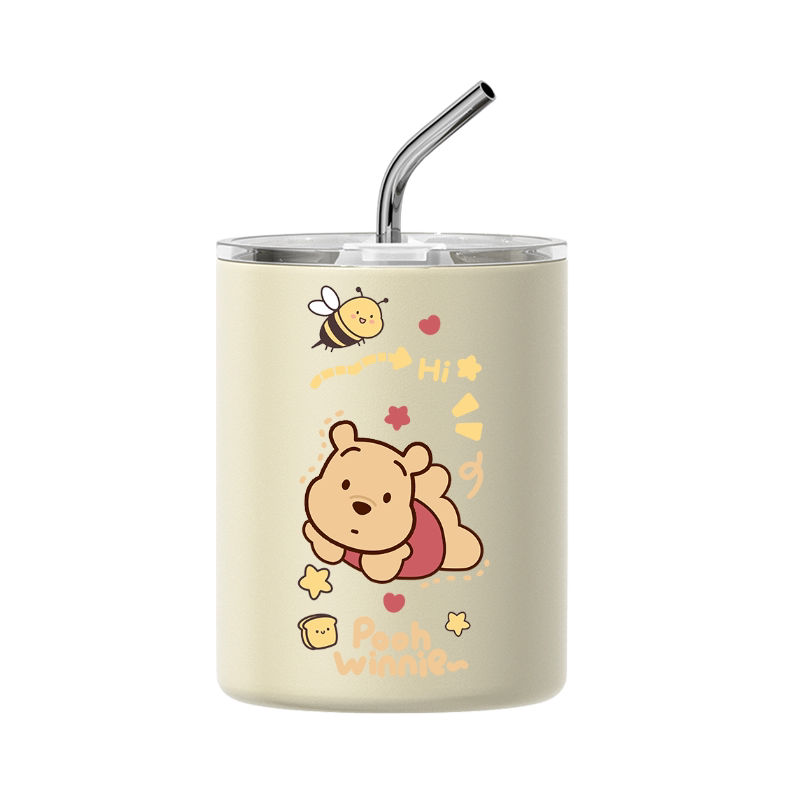 维尼熊咖啡杯卡通可爱趣味创意