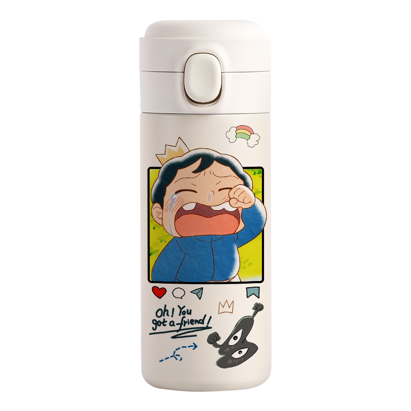 不锈钢弹盖保温杯二次元动漫
