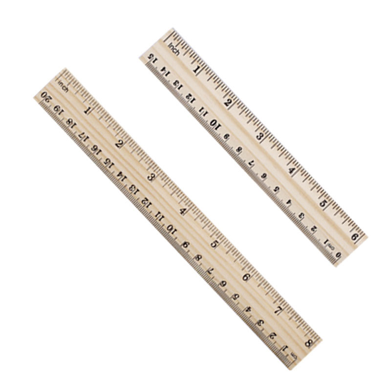 15cm-30cm木质直尺 教具木尺 裁缝 木色木尺