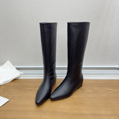 小个子长靴女内增高筒靴加绒女靴