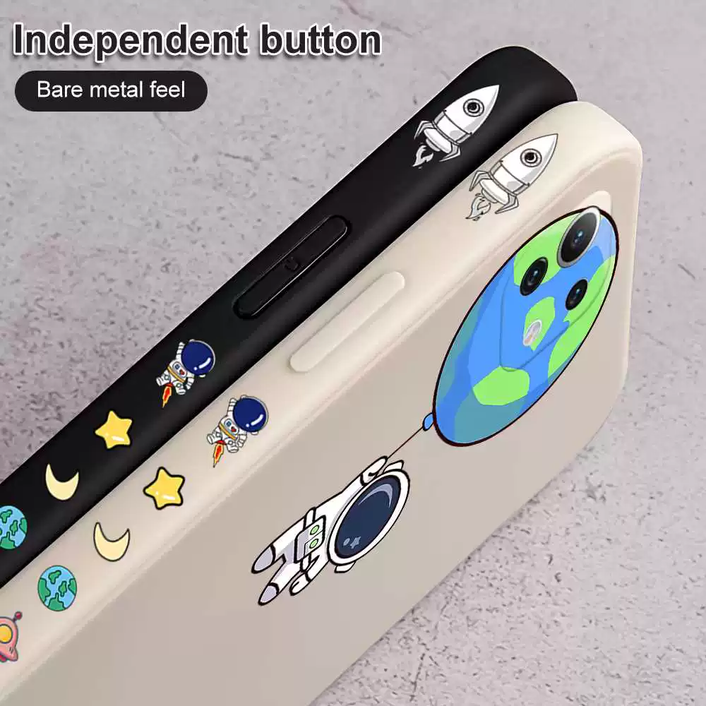 Для i AO MIMI 11 Ultra: светлая чехол-кейс астронавт, форма I